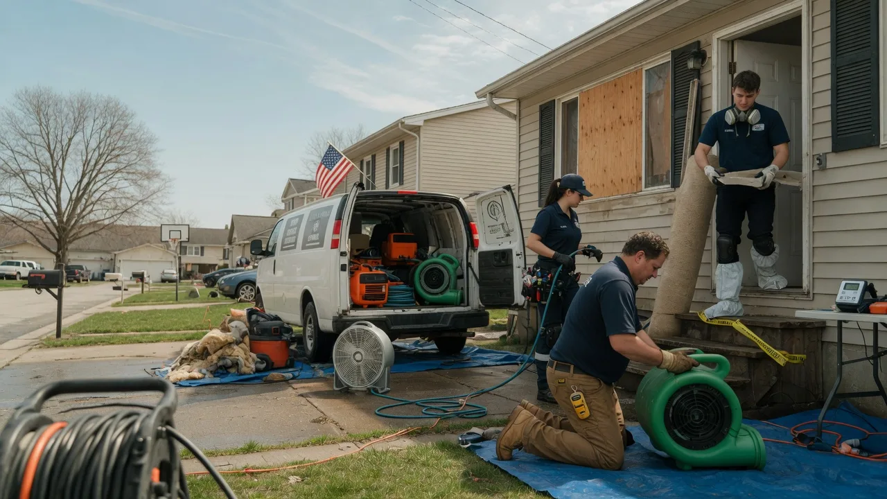 Water Damage Restoration in Beallsville, PA near me